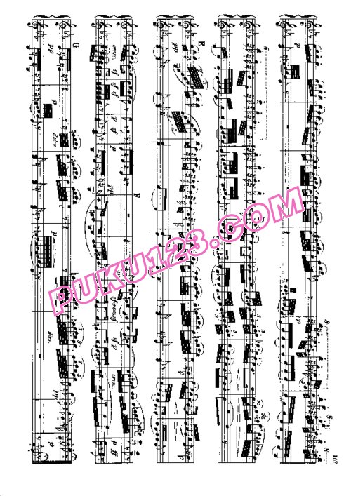 天天钢琴网-免费下载Beethoven - String Quartet No.6 in B-flat Major Op.18-6 - 4 Hands