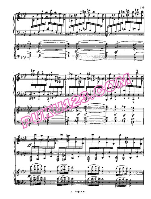 天天钢琴网-免费下载Beethoven - Balakirev - String Quartet No.11 in f Minor Op.95 巴拉基列夫改编双钢琴版 - 2 Pianos