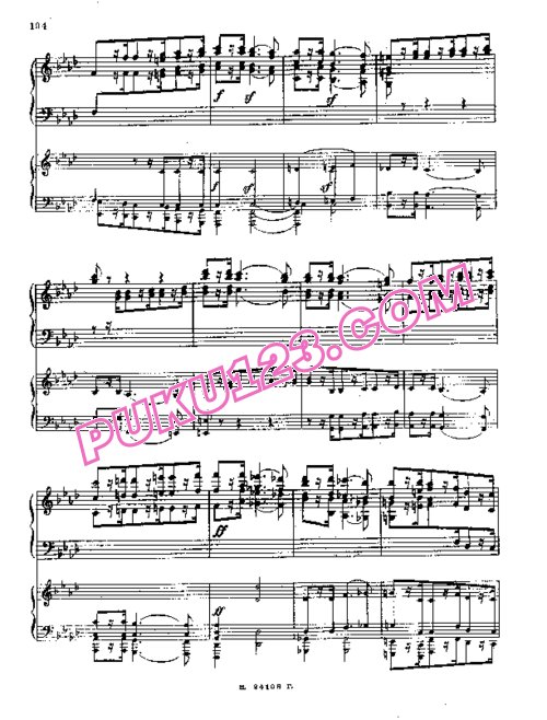 天天钢琴网-免费下载Beethoven - Balakirev - String Quartet No.11 in f Minor Op.95 巴拉基列夫改编双钢琴版 - 2 Pianos