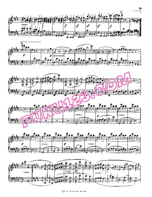 天天钢琴网-免费下载Beethoven - String Quartet No.14 in c-sharp Minor Op.131 - Solo Piano