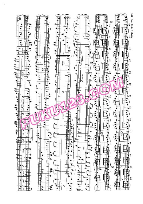天天钢琴网-免费下载Beethoven - String Quartet No.16 in F Major Op.135 - 4 Hands
