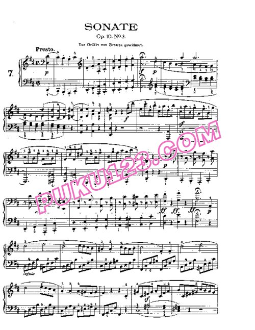 天天钢琴网-免费下载Beethoven - Piano Sonata in D-dur Op[1].10-3