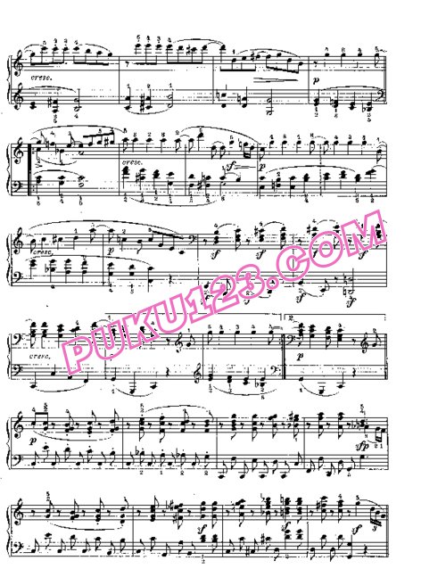 天天钢琴网-免费下载Beethoven - Piano Sonata in G-dur Op[1].14-2