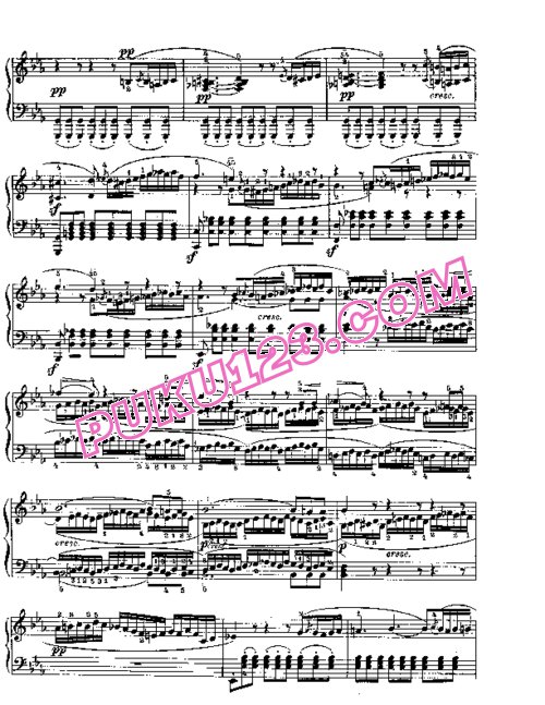 天天钢琴网-免费下载Beethoven - Piano Sonata in Bs-dur Op[1]. 22