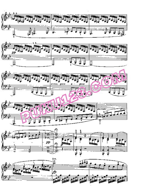天天钢琴网-免费下载Beethoven - Piano Sonata in Bs-dur Op[1]. 22