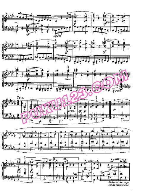 天天钢琴网-免费下载Beethoven - Piano Sonata in As-dur Op[1]. 26