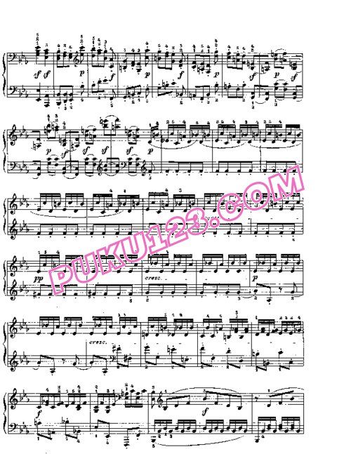 天天钢琴网-免费下载Beethoven - Piano Sonata in Es-dur Op[1]. 27-1