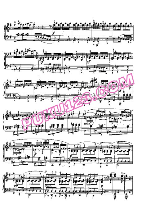 天天钢琴网-免费下载Beethoven - Piano Sonata in G-dur Op[1]. 31-1