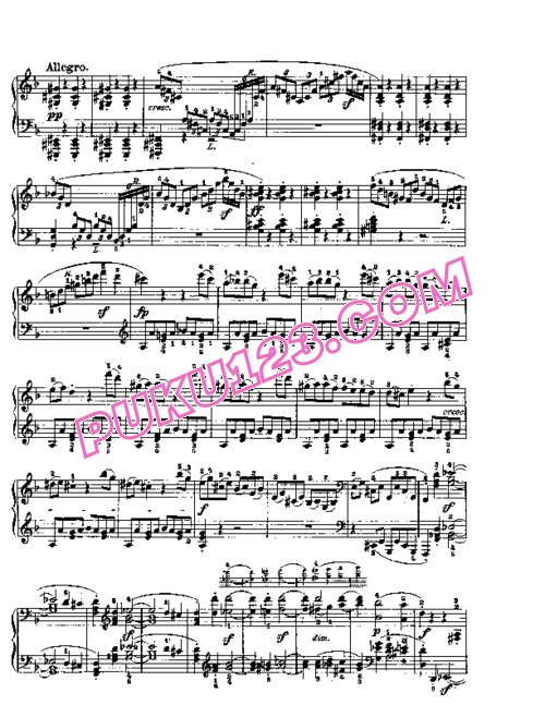 天天钢琴网-免费下载Beethoven - Piano Sonata in d-moll Op[1]. 31-2 Der Sturm