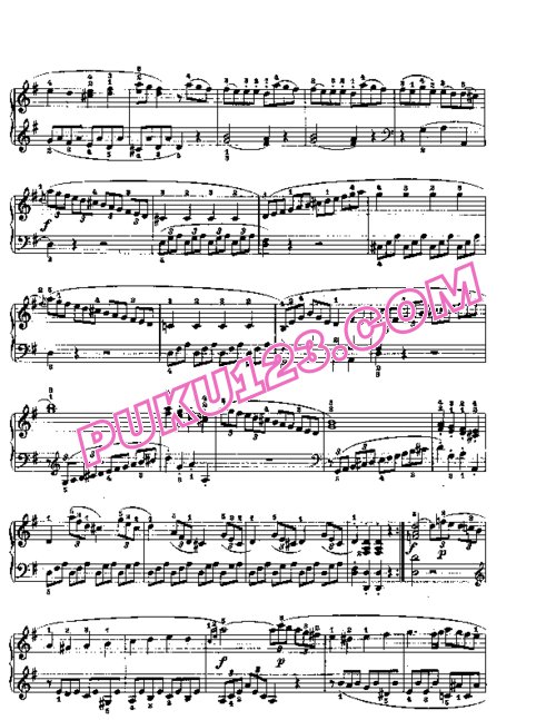 天天钢琴网-免费下载Beethoven - Piano Sonata in G-dur Op[1]. 49-2