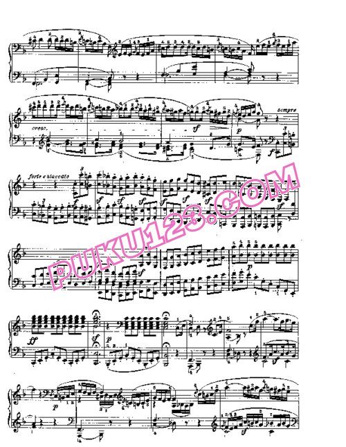 天天钢琴网-免费下载Beethoven - Piano Sonata in F-dur Op. 54