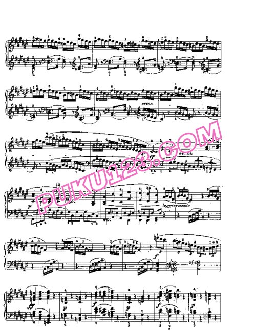 天天钢琴网-免费下载Beethoven - Piano Sonata in Fis-dur Op.78