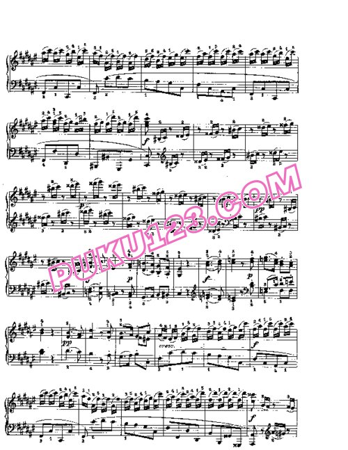 天天钢琴网-免费下载Beethoven - Piano Sonata in Fis-dur Op.78