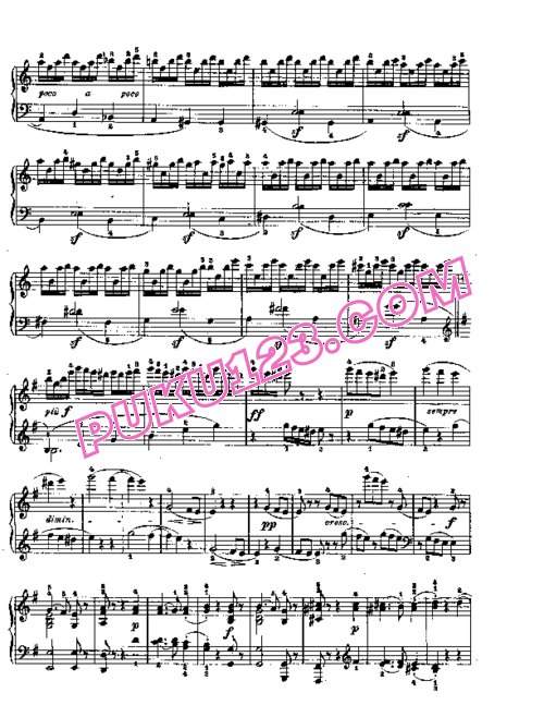 天天钢琴网-免费下载Beethoven - Piano Sonata in e-moll Op. 90