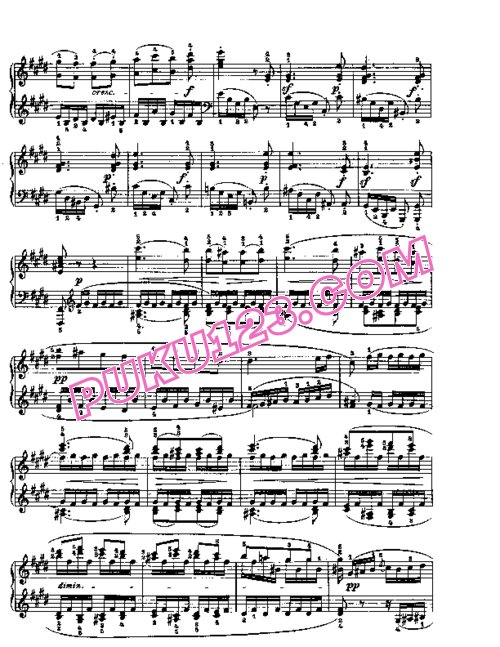 天天钢琴网-免费下载Beethoven - Piano Sonata in e-moll Op. 90
