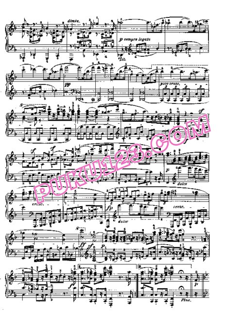 天天钢琴网-免费下载Beethoven - Piano Sonata in A-dur Op. 101