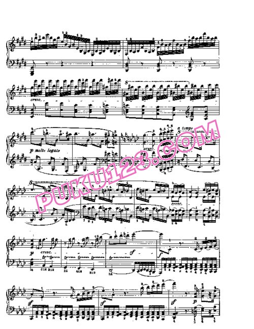 天天钢琴网-免费下载Beethoven - Piano Sonata in As-dur Op. 110