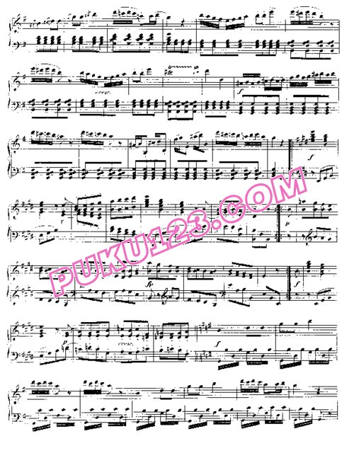 天天钢琴网-免费下载Beethoven - Rondo a Capriccio in G Op.129