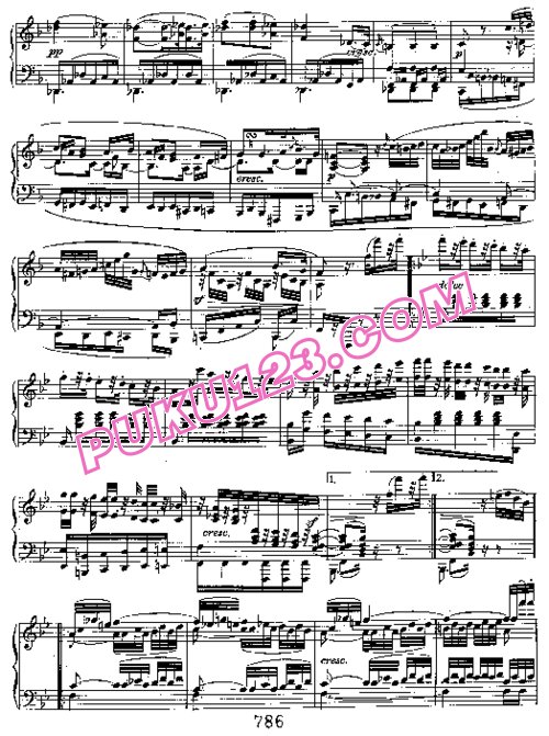 天天钢琴网-免费下载Beethoven - Andante Favori in F WoO 57