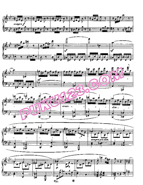 天天钢琴网-免费下载Beethoven - Bagatelles Op.126