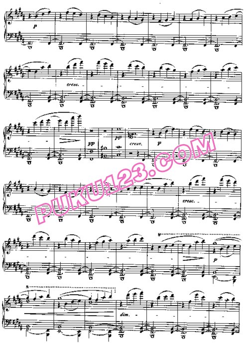 天天钢琴网-免费下载Beethoven - Bagatelles Op.126