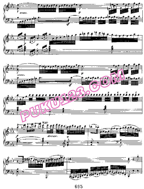 天天钢琴网-免费下载Beethoven - Eroica Variations Op.35