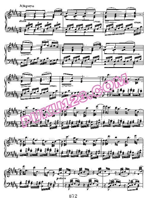 天天钢琴网-免费下载Beethoven - Fantasia in g Minor Op.77