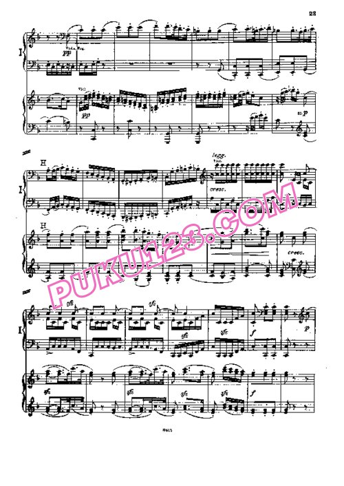 天天钢琴网-免费下载Beethoven - Singer - Symphony No.1 in C Major Op.21 - 2 Pianos