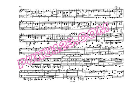 天天钢琴网-免费下载Beethoven - Scharwenka Symphony No.5 in c Minor Op.67 - 4 Hands