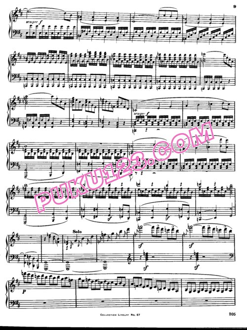 天天钢琴网-免费下载Beethoven - Winkler - Violin Concerto in D Major Op.61 - Solo Piano