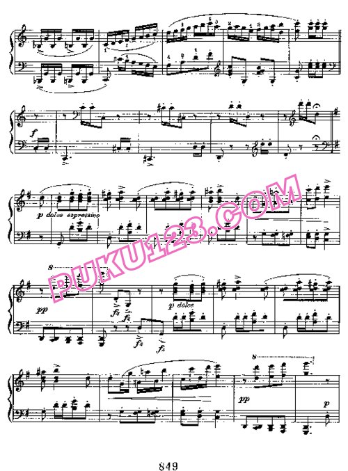 天天钢琴网-免费下载Beethoven - 3 Contredances