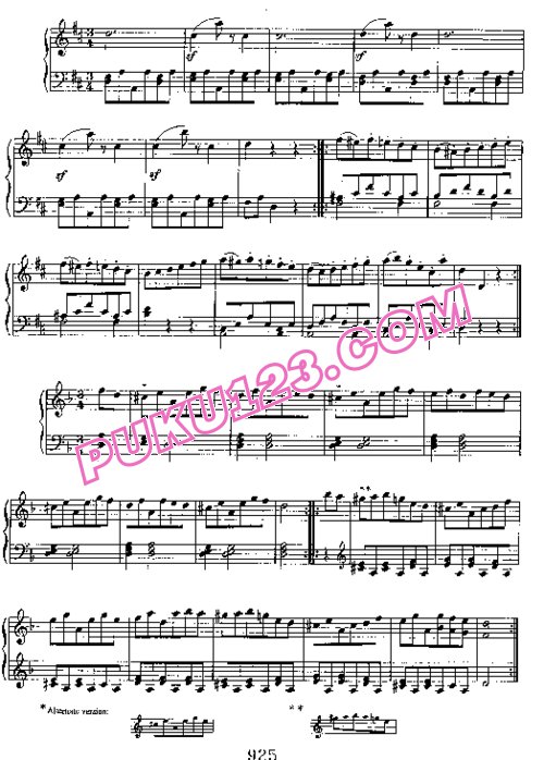 天天钢琴网-免费下载Beethoven - 6 Landler WoO 15