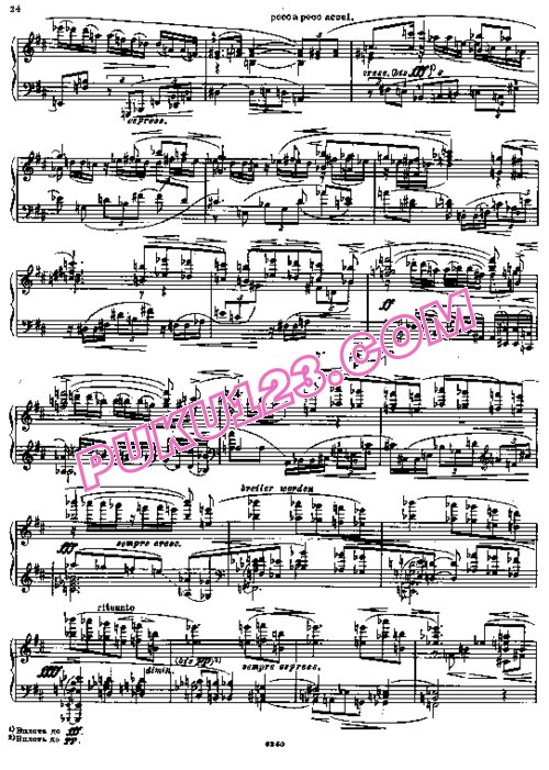 天天钢琴网-免费下载Berg － Piano Sonata Op.1