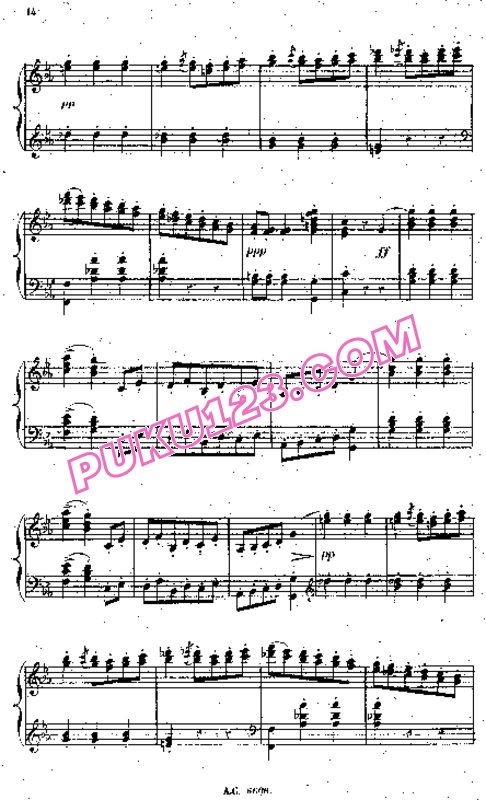 天天钢琴网-免费下载Bizet - L Arlesienne Suite No.1 - Solo Piano
