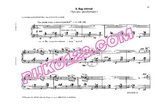 天天钢琴网-免费下载Bolcom - 12 New Etudes for Piano