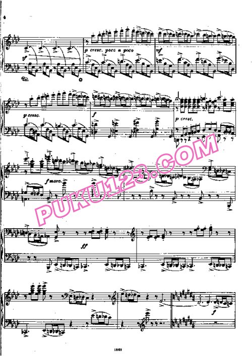 天天钢琴网-免费下载Borodin - Scherzo in A-flat Major