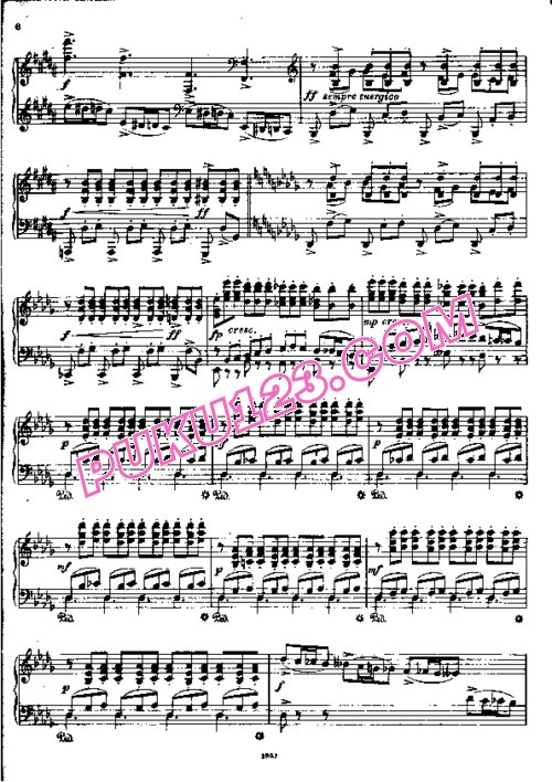 天天钢琴网-免费下载Borodin - Scherzo in A-flat Major