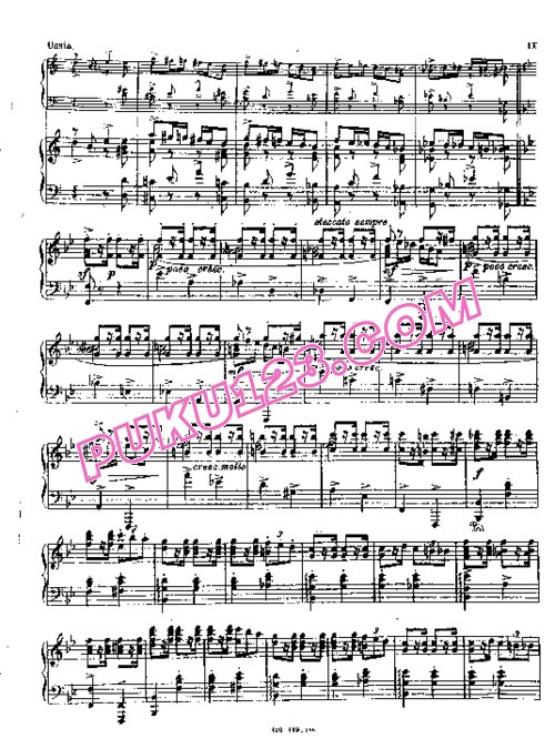 天天钢琴网-免费下载Borodin - Blumenfeld - Overture from Prince Igor - Solo Piano 布鲁门费尔德改编钢琴独奏版