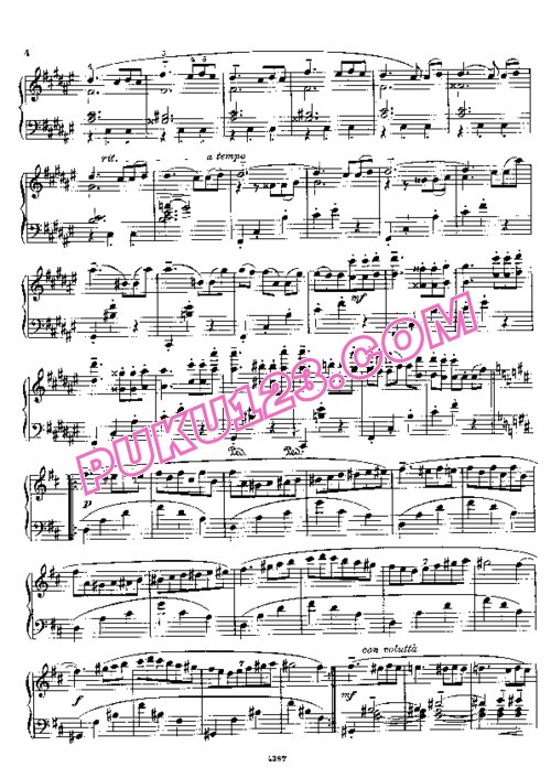 天天钢琴网-免费下载Bortkiewicz - Trois Valses Op.27
