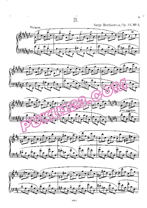 天天钢琴网-免费下载Bortkiewicz - 10 Preludes Op.33