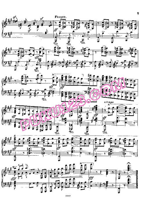 天天钢琴网-免费下载Bortkiewicz - 4 Pieces Op.3