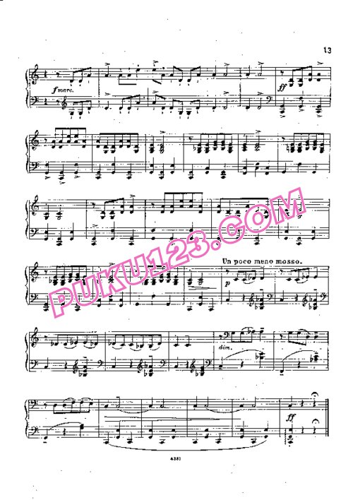 天天钢琴网-免费下载Bortkiewicz - Three Piano Pieces Op.24