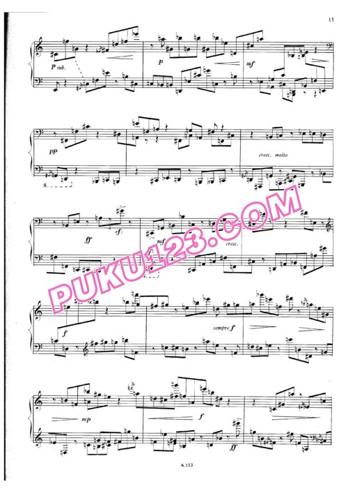 天天钢琴网-免费下载Boulez - Sonata No.1