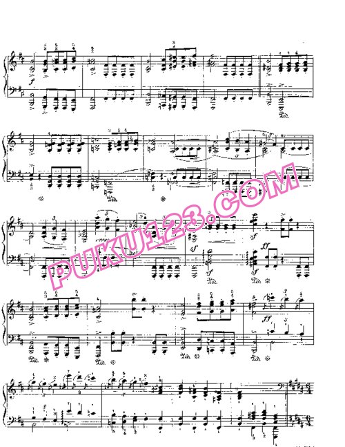 天天钢琴网-免费下载Brahms ballade Op10 2