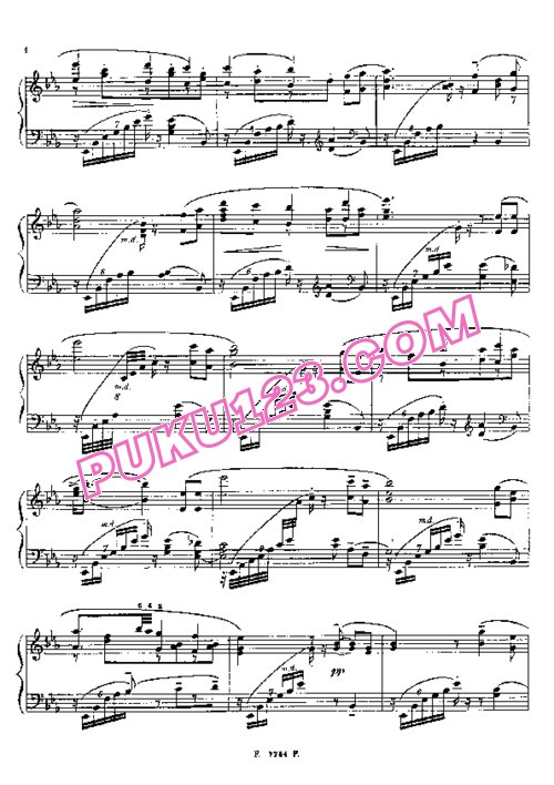 天天钢琴网-免费下载Brahms - Cortot - Wiegenlied Op.49-4 柯尔托改编钢琴独奏版