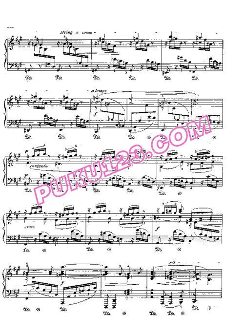 天天钢琴网-免费下载Brahms clav76 1