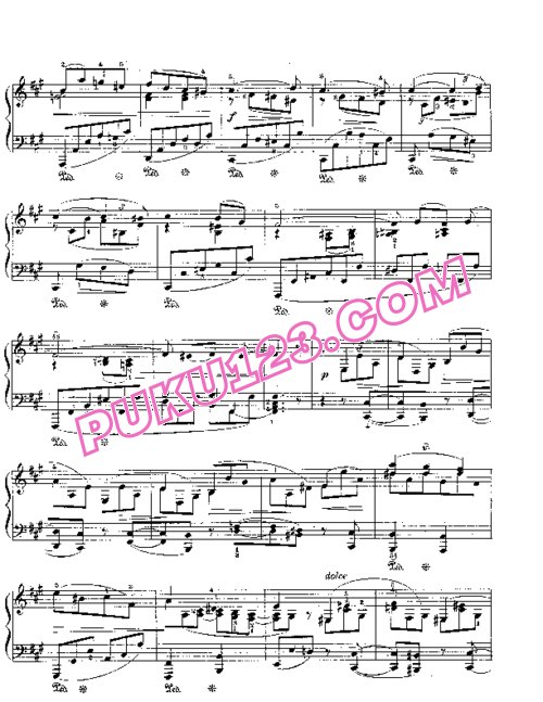 天天钢琴网-免费下载Brahms clav76 6