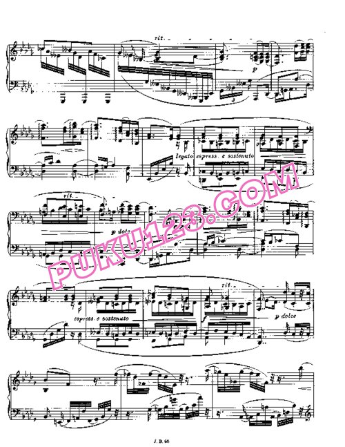 天天钢琴网-免费下载Brahms Op 117 2