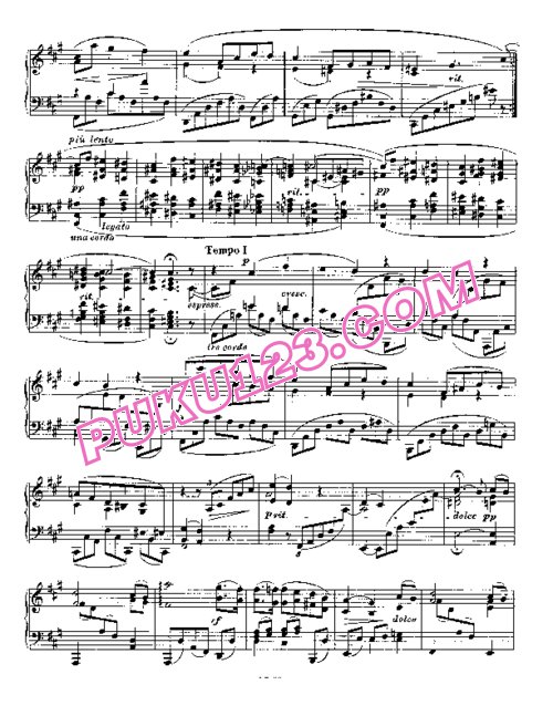天天钢琴网-免费下载Brahms Op 118 2