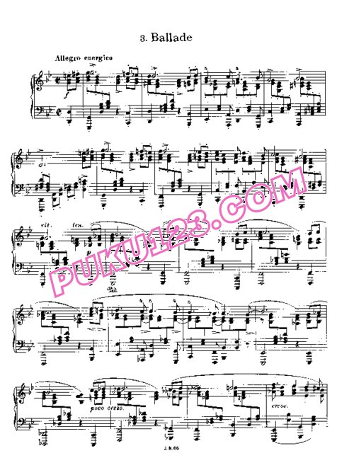 天天钢琴网-免费下载Brahms Op 118 3